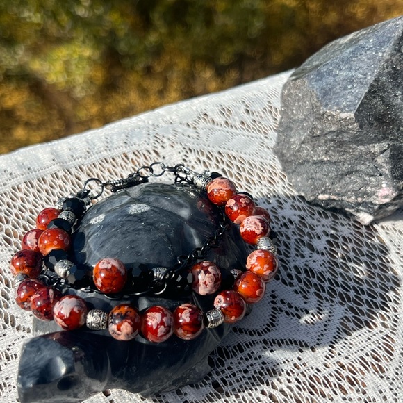 HM051 Artisan 3 Strand Bracelet 8” (size can be personalized) - Picture 3 of 4